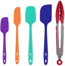 Load image into Gallery viewer, 5 Piece Silicone Spatula Set
