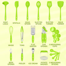 Load image into Gallery viewer, 24 Piece Silicone Cooking Utensil Set