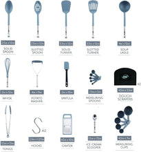 Load image into Gallery viewer, 35 Piece Nylon and Stainless Steel Kitchen Utensil Set