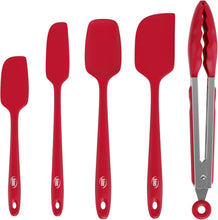 Load image into Gallery viewer, 5 Piece Silicone Spatula Set