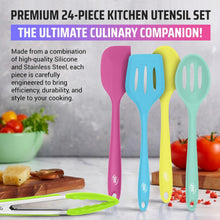 Load image into Gallery viewer, 24 Piece Silicone Cooking Utensil Set