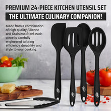 Load image into Gallery viewer, 24 Piece Silicone Cooking Utensil Set