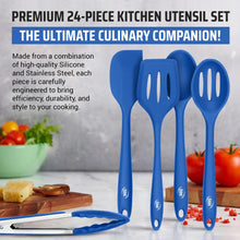 Load image into Gallery viewer, 24 Piece Silicone Cooking Utensil Set