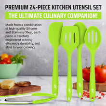 Load image into Gallery viewer, 24 Piece Silicone Cooking Utensil Set