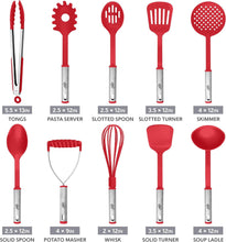 Load image into Gallery viewer, 10 Piece Nylon Cooking Utensil Set
