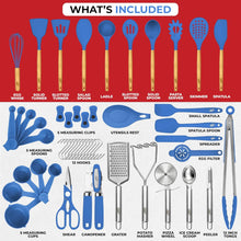 Load image into Gallery viewer, 50 Piece Silicone Cooking Utensil Set