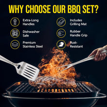 Load image into Gallery viewer, 5 Piece Grilling Tools Set