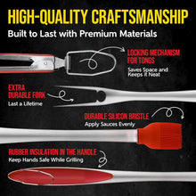 Load image into Gallery viewer, 5 Piece Grilling Tools Set