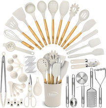 Load image into Gallery viewer, 50 Piece Silicone Cooking Utensil Set