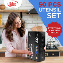Load image into Gallery viewer, 50 Piece Silicone Cooking Utensil Set
