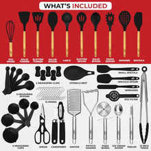 Load image into Gallery viewer, 50 Piece Silicone Cooking Utensil Set