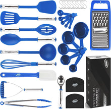 Load image into Gallery viewer, 35 Piece Nylon and Stainless Steel Kitchen Utensil Set