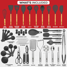 Load image into Gallery viewer, 50 Piece Silicone Cooking Utensil Set