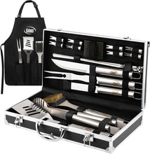 Load image into Gallery viewer, 21 Piece Stainless Steel Grilling Set
