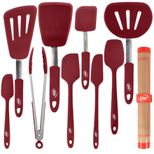 Load image into Gallery viewer, 11 Piece Silicone Turner's and Spatula's Set