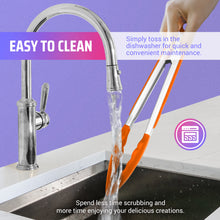Load image into Gallery viewer, 4 Piece Silicone Tong Set