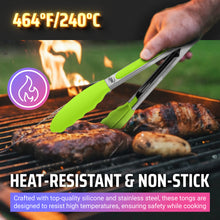 Load image into Gallery viewer, 4 Piece Silicone Tong Set