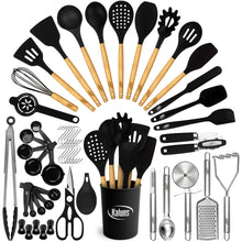 Load image into Gallery viewer, 50 Piece Silicone Cooking Utensil Set