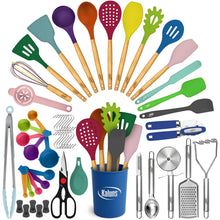 Load image into Gallery viewer, 50 Piece Silicone Cooking Utensil Set