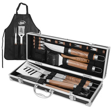 Load image into Gallery viewer, 21 Piece Stainless Steel Grilling Set