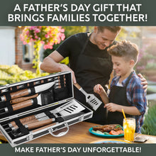 Load image into Gallery viewer, 21 Piece Stainless Steel Grilling Set