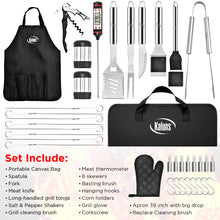 Load image into Gallery viewer, 30 Piece Stainless Steel Grilling Set