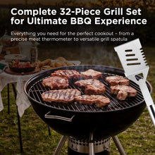 Load image into Gallery viewer, 32 Piece Stainless Steel Grilling Set with Aluminum Case