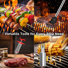 Load image into Gallery viewer, 40 Piece Stainless Steel Grilling Set with Aluminium Case