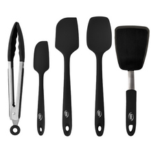Load image into Gallery viewer, 5 Piece Silicone Spatula's  and Turner Set