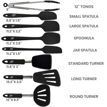 Load image into Gallery viewer, 8 Piece Silicone Turner's and Spatula Set