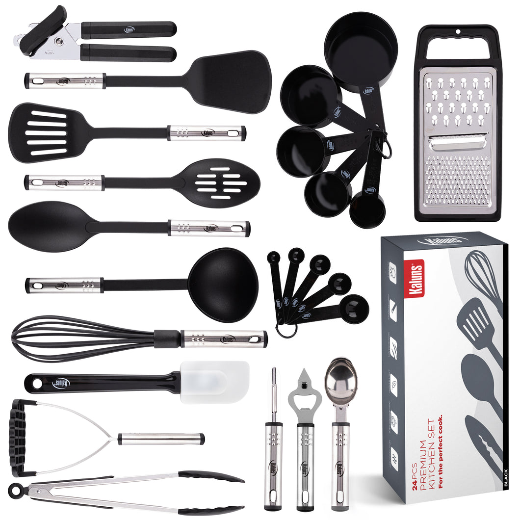 24 Piece Nylon Cooking Utensil Set