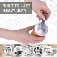 Load image into Gallery viewer, 16 Piece Stainless Steel Measuring Cups and Spoons Set