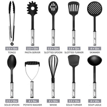 Load image into Gallery viewer, 10 Piece Nylon Cooking Utensil Set