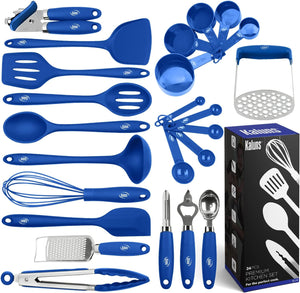 24 Piece Silicone Cooking Utensil Set
