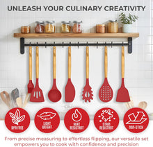 Load image into Gallery viewer, 21 Piece Wooden Silicone Cooking Utensil Set