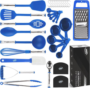 35 Piece Nylon and Stainless Steel Kitchen Utensil Set