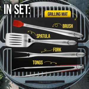 5 Piece Grilling Tools Set