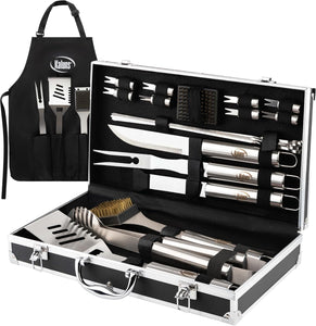 21 Piece Stainless Steel Grilling Set