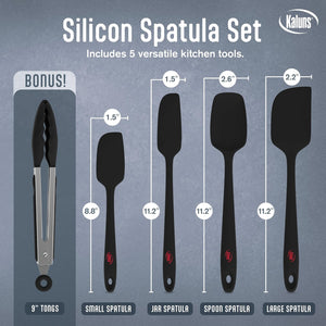 5 Piece Silicone Spatula Set