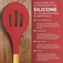 Load image into Gallery viewer, 21 Piece Wooden Silicone Cooking Utensil Set