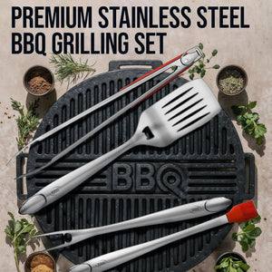 5 Piece Grilling Tools Set