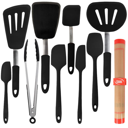 11 Piece Silicone Turner's and Spatula's Set