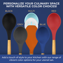 Load image into Gallery viewer, 21 Piece Wooden Silicone Cooking Utensil Set