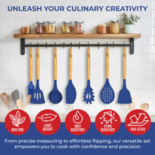 Load image into Gallery viewer, 21 Piece Wooden Silicone Cooking Utensil Set