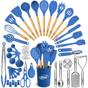 50 Piece Silicone Cooking Utensil Set