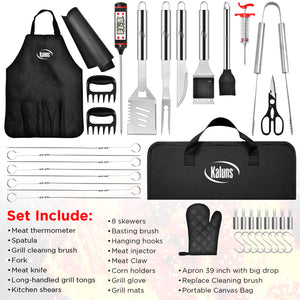 40 Piece Stainless Steel Grilling Set