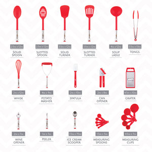 24 Piece Nylon Cooking Utensil Set