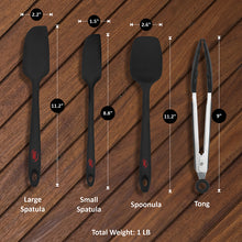 Load image into Gallery viewer, 4 Piece Silicone Spatula Set