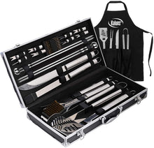 Load image into Gallery viewer, 21 Piece Stainless Steel Grilling Set
