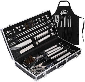 21 Piece Stainless Steel Grilling Set